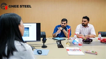 Gnee piegādā SS400 kanālu Indijas klientam